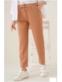 Tam Kalıp Basic Eşofman Pantolon - Kahverengi