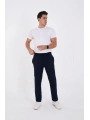 Unisex Üç İplik Basic Eşofman Pantolon - Lacivert