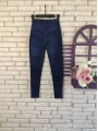 Yüksek Bel Likralı Jean Pantolon 90 Cm