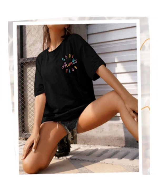 Baskılı T-shirt - Siyah