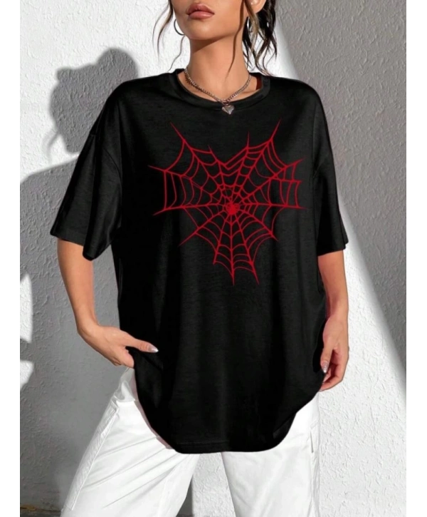 Baskılı T-shirt - Siyah