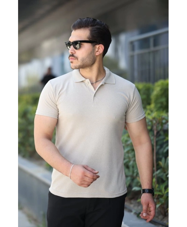 Erkek Kısa Kollu Yakalı Tişört