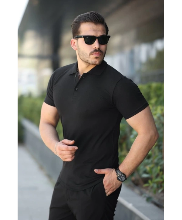 Erkek Kısa Kollu Yakalı Tişört