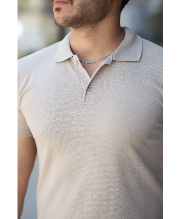 Erkek Kısa Kollu Yakalı Tişört