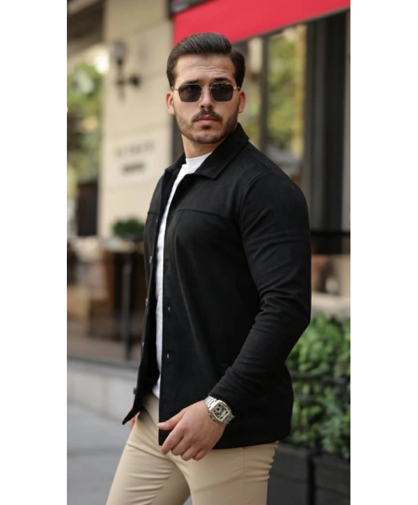 Erkek Süet Ceket Gömlek