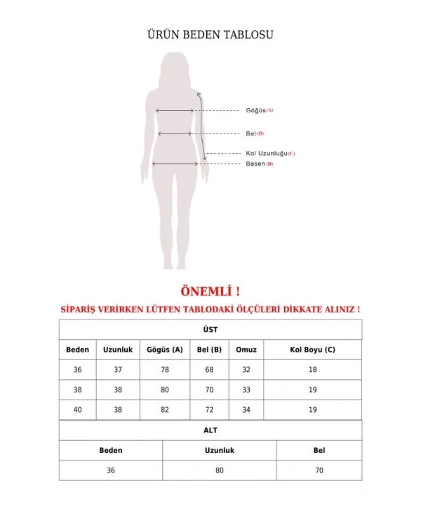 Eteği Yırtmaçlı Sandy Crop Takım -Siyah
