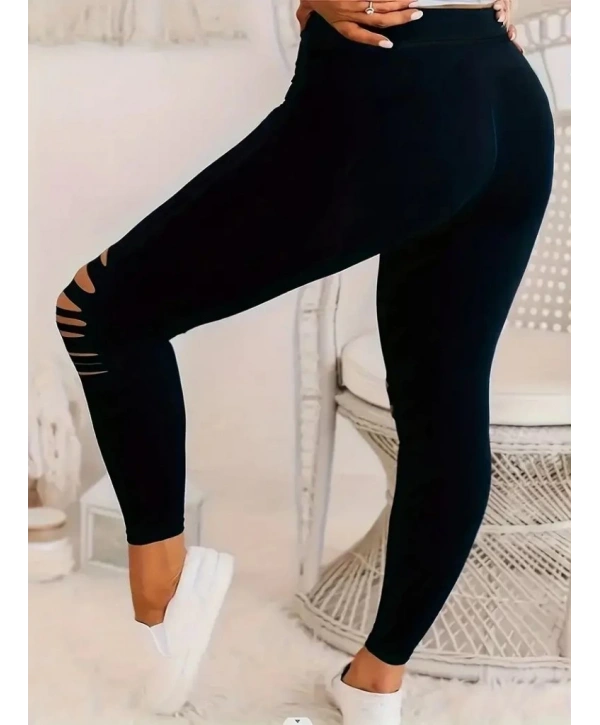 Kadın Dizleri Kesik Dalgıç Tayt