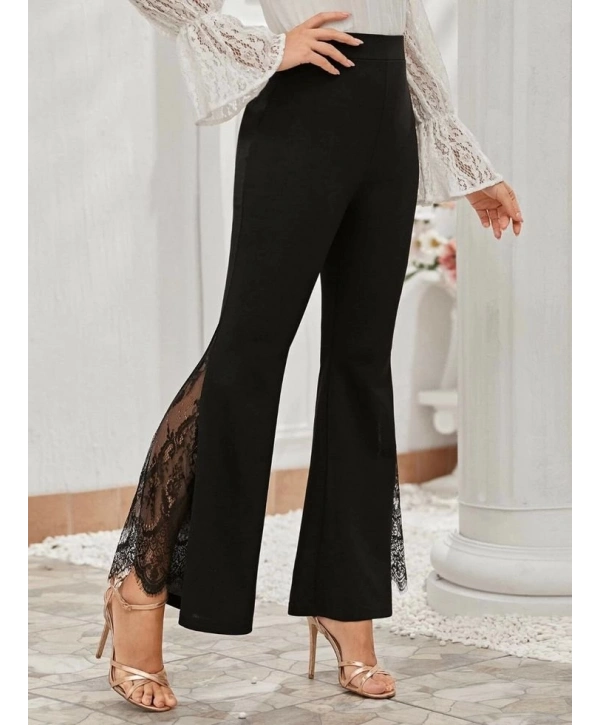 Kadın Ispanyol Paçadantel Detay Dalgıç Tayt