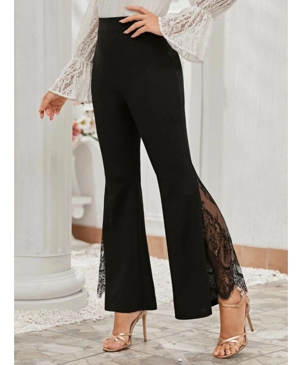 Kadın Ispanyol Paçadantel Detay Dalgıç Tayt