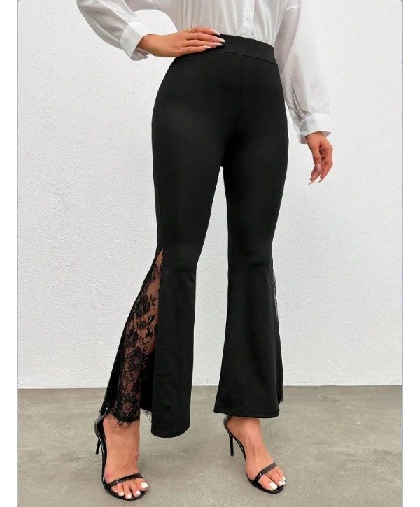 Kadın Ispanyol Paçadantel Detay Dalgıç Tayt