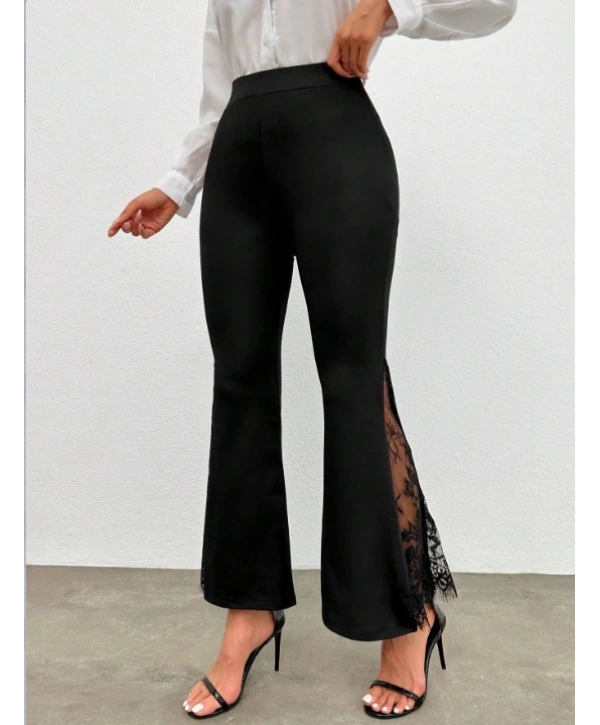 Kadın Ispanyol Paçadantel Detay Dalgıç Tayt