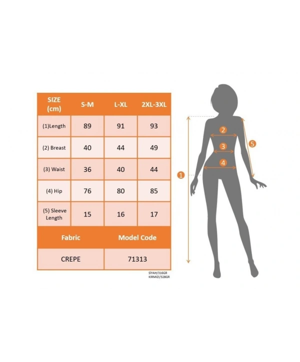 Kadın Kısa Kollu Yuvarlak Yaka Damla Detaylı Janjan Elbise