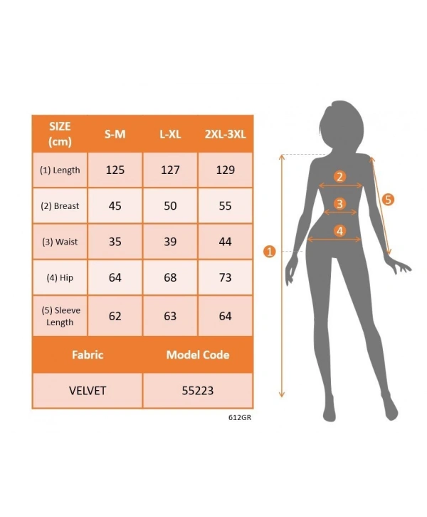 Kadın Uzun Kollu Bisiklet Yaka Midi Kadife Elbise