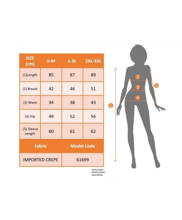 Kadın Uzun Kollu Kruvaze Yaka Yandan Büzgülü Asimetrik Detaylı Ithal Krep Mini Elbise