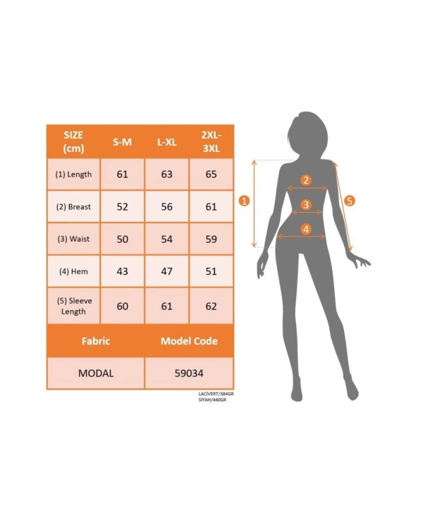 Kadın Uzun Kollu önden Fermuarlı Modal Ceket