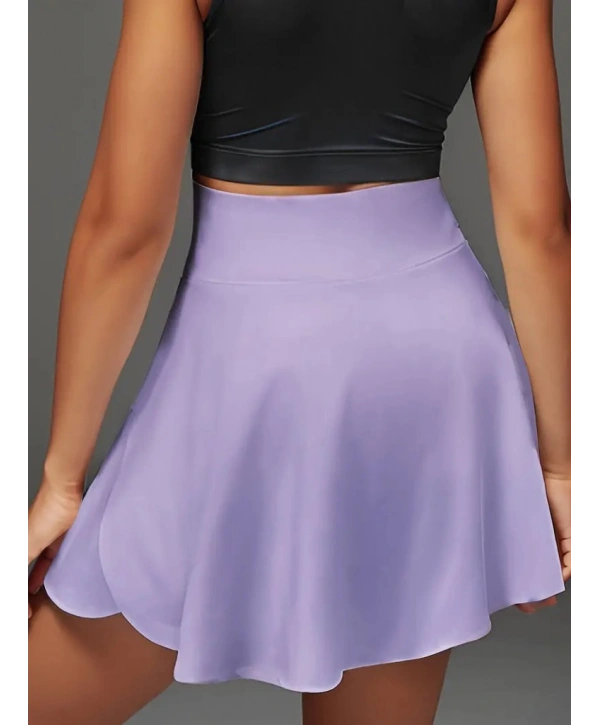 Kadın Yüksek Bel Cepli Sandy Short Etek