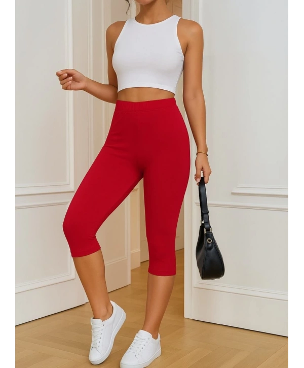 Kadın Yüksek Bel Dalgıç Midi Tayt