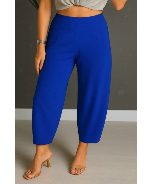 Kadın Yüksek Bel Krep Pantolon