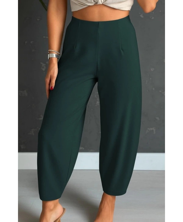 Kadın Yüksek Bel Krep Pantolon