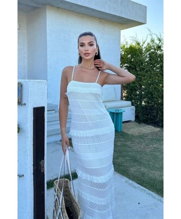 Regina Dantel Detay Elbise 2754-01