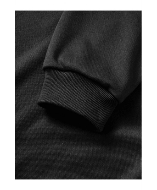 Üç İplik Kapşonlu 10 Kasıma Özel SweatShirt - Siyah