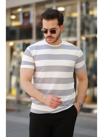 Erkek çift Renk Pamuklu örme Kumaş Kısa Kollu T-shirt