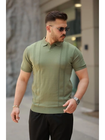 Erkek Hemşire Yaka Kısa Kollu Tişört