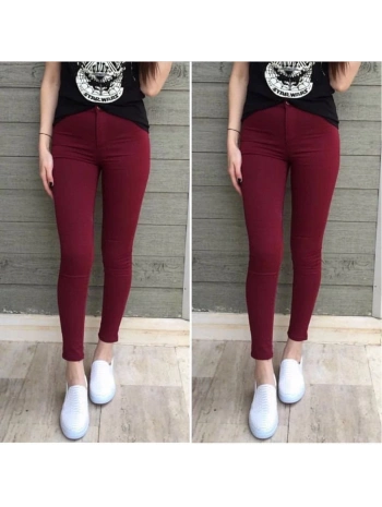 Gabardin Kumaş Yüksek Bel Pantolon 90cm Bel 38cm