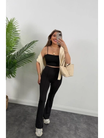 Kadın Amazon Kumaş çımalı Tayt