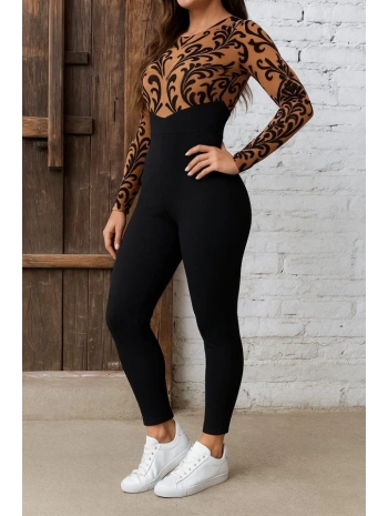 Kadın Siyah Krep Kumaş Pantolon