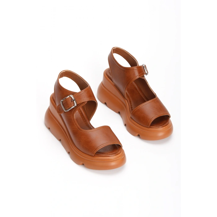 Kadın Taba  Yüksek  Kalın  Tabanlı  Rahat Sandalet