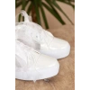 Kadın Beyaz Dantelli Bagcıklı Spor Abiye Gelinlik Ayakkabısı