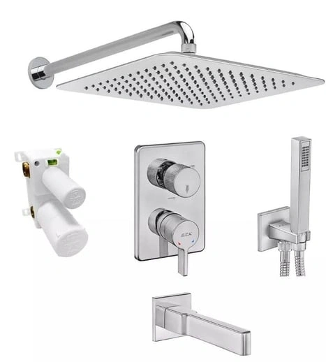 Eca Life Ankastre Duş Seti - 3 Yollu