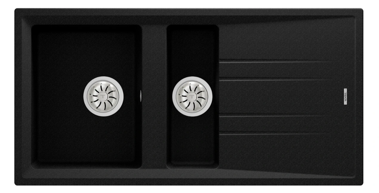 Teka Stone 60 B-Tg 1 1-2B 1D - İki Hazneli Eviye