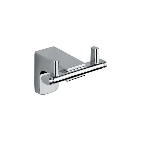 Deppot F1 İkili Bornoz Askılık-krom