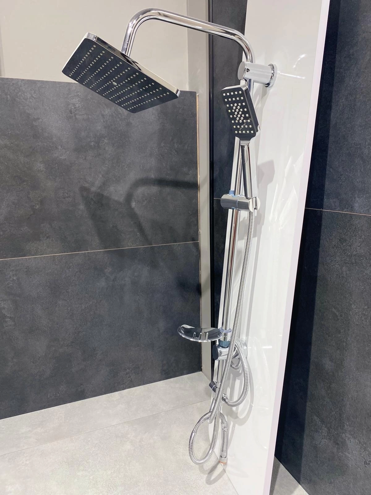 Deppot Mirage 400 Tepe Duş Seti Krom