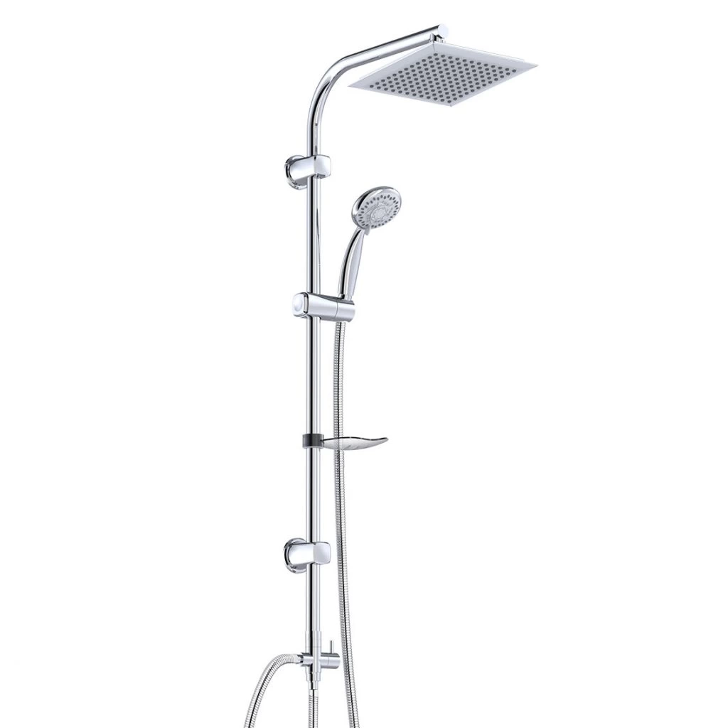 Deppot Norma 700 Mat Krom Tepe Duş Seti Absy