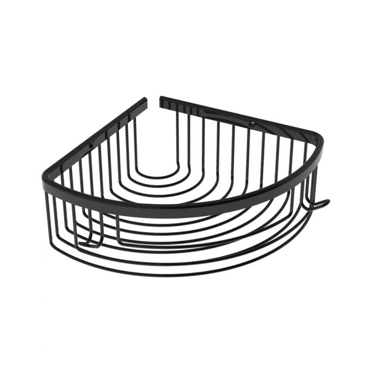 Deppot Oval Lüks Şampuanlık 20x20 - 1 Kat - Mat Siyah
