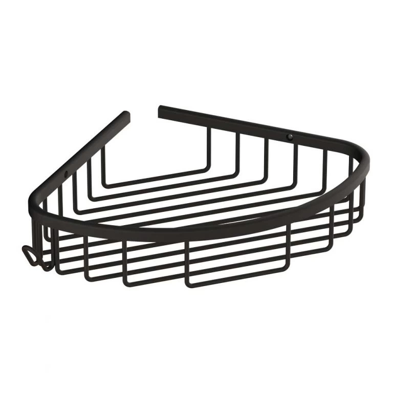 Deppot Oval Şampuanlık 19x19 - 1 Kat - Mat Siyah
