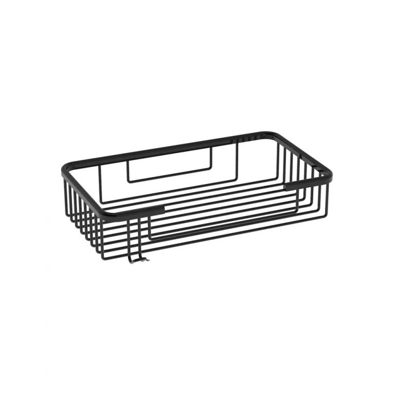 Deppot Plaza 25x15 Şampuanlık-1 Kat - Mat Siyah