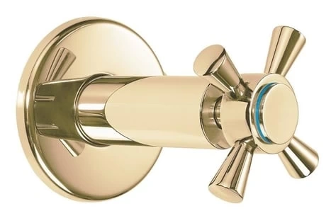 Eca Ankastre Ara Kesme Valfi Altın Görünümlü