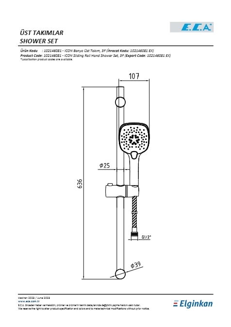 Eca İcon Hareketli Üst Takım 3f Pvc