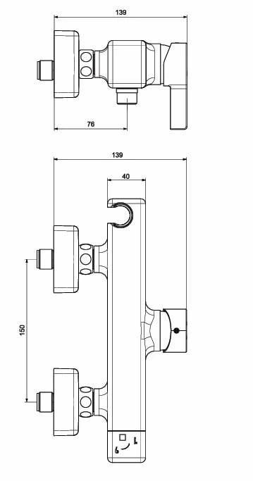 Eca Life Banyo Bataryası Mat Siyah