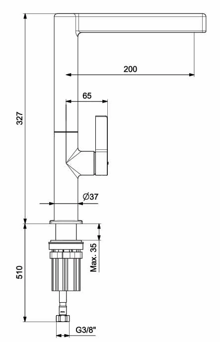 Eca Life Eviye Bataryası Mat Siyah