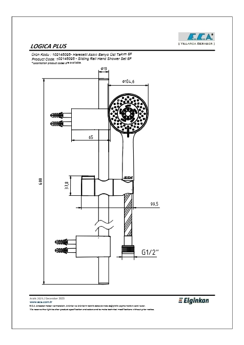 Eca Logica Plus Hareketli Üst Takım 5f Pvc