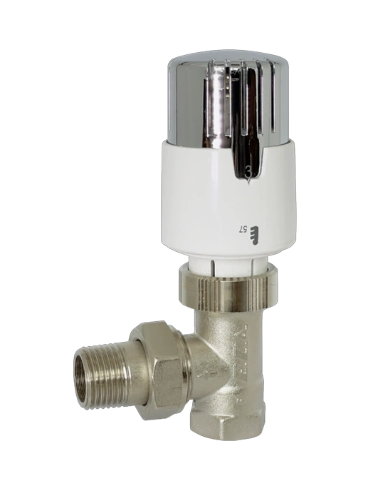 Eca Termostatik Radyator Valf Köşe 1/2 Trv4 Beyaz-krom