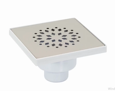 Gama 10x10x50 Alttan Çıkışlı Plastik Yer Süzgeci
