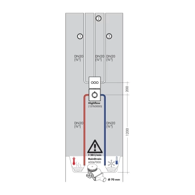 Hansgrohe Shower Select S Valf Ankastre Montaj 3 Çıkış için