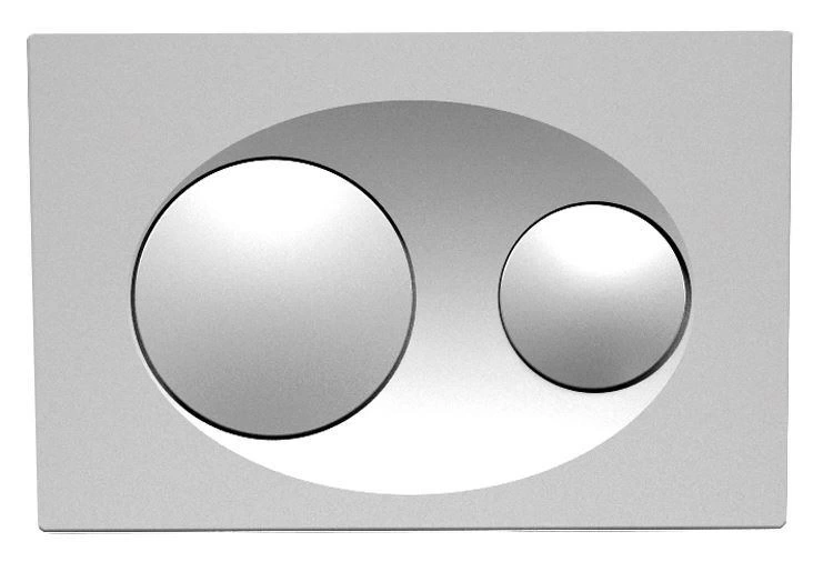 Serel Yuvarlak Parlak Krom Panel-Metal Kaplama