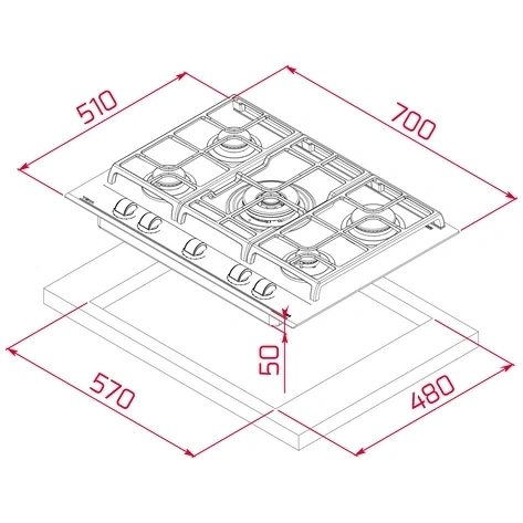 Teka Gzc 75330 Xbc Bk Ankastre Ocak